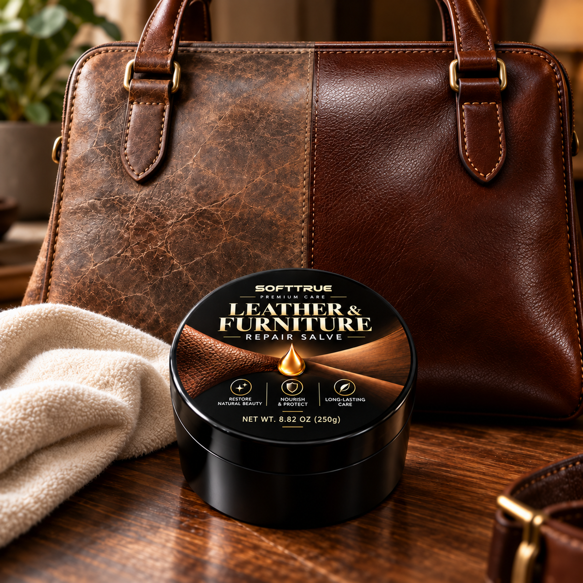 SOFTTRUE Leather & Furniture Repair Salve | 200g